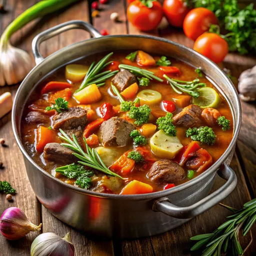 Овощное Рагу с Киноа и Перцем